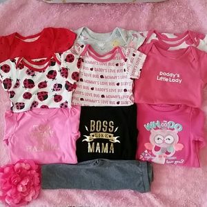BUNDLE LOT 🎀BABY GIRLS CLOTHES🎀